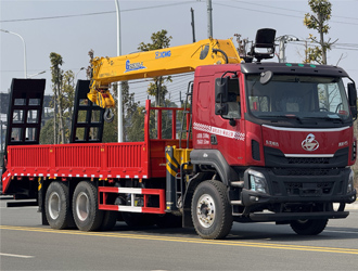 Chenglong H5 6&times;4 Truck Mounted Crane Dual-Purpose Solution